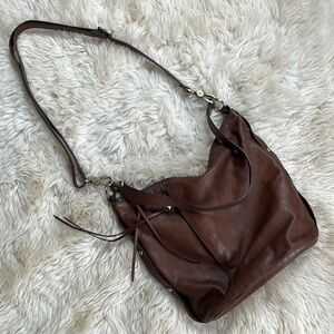 HOBO Brown Leather Hobo Bag